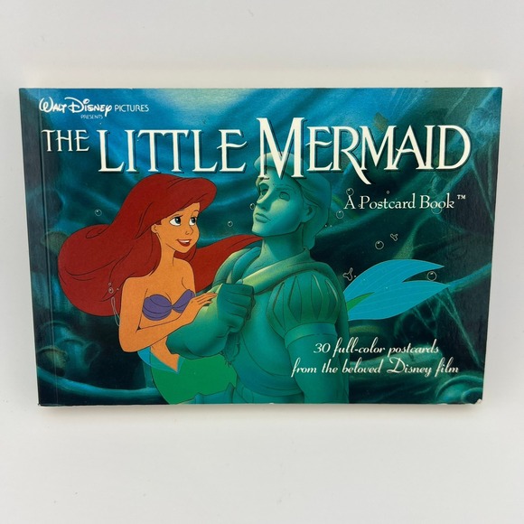 Disney Other - Vintage 1991 Disney Little Mermaid Postcard Book Ariel 30 Cards